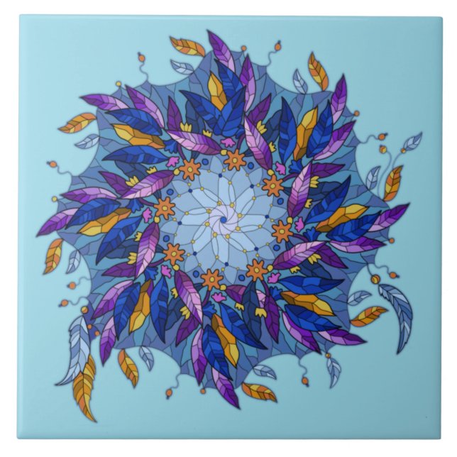 Feather Dream™ Fliese (Vorderseite)