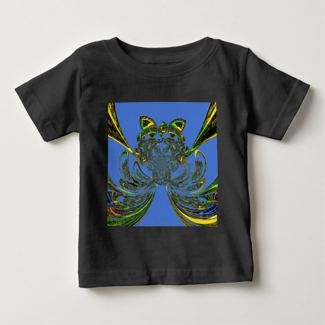 Feather Fish Baby T-shirt (Vorderseite)