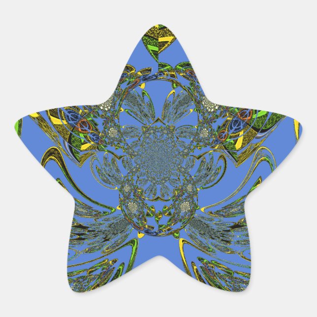 Feather Fish Stern-Aufkleber (Vorderseite)