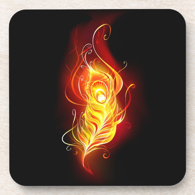 Feather Getränkeuntersetzer (Vorderseite)