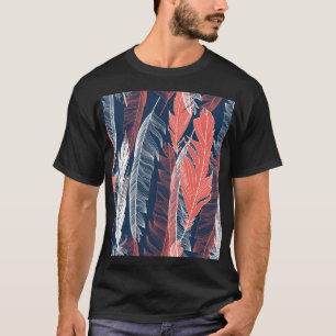 Feather Graphics, schönes nahtloses Muster. T-Shirt
