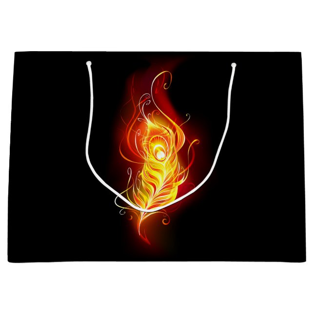 Feather Große Geschenktüte (Vorderseite)