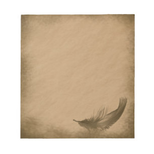 Feather-grunge Notizblock
