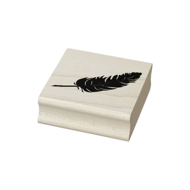 Feather Gummistempel (Stempel)