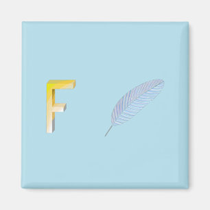 Feather Kühlschrankmagnet Magnet