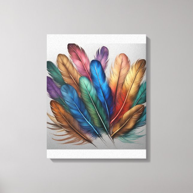 Feather Leinwanddruck (Vorderseite)