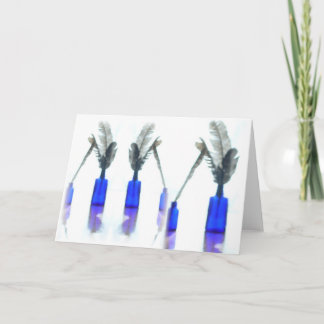 Feather Light notecard Karte