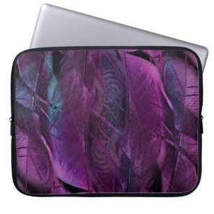 Feather Muster Textur Laptopschutzhülle