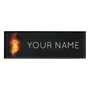 Feather Namenschild