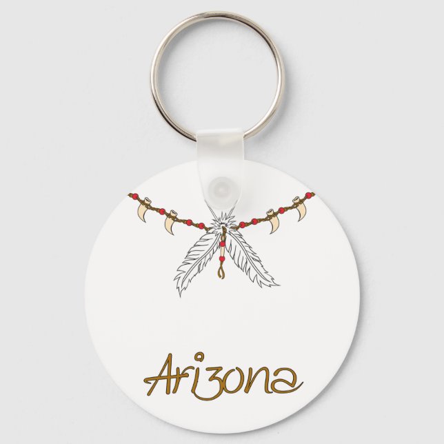 Feather Necklace Schlüsselanhänger (Vorderseite)