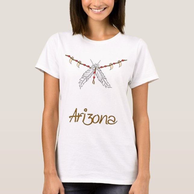 Feather Necklace T-Shirt (Vorderseite)