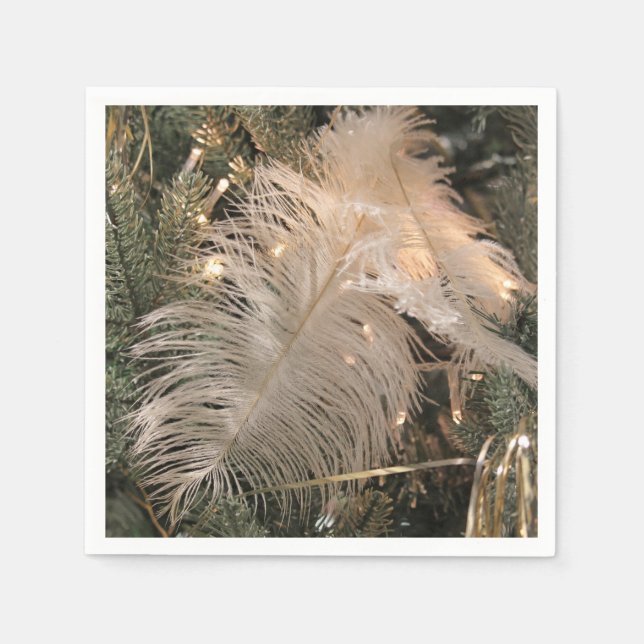 Feather Paper Napkin Serviette (Vorderseite)