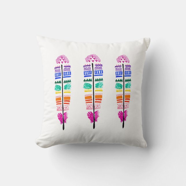 Feather Pillow by Megaflora Kissen (Vorderseite)
