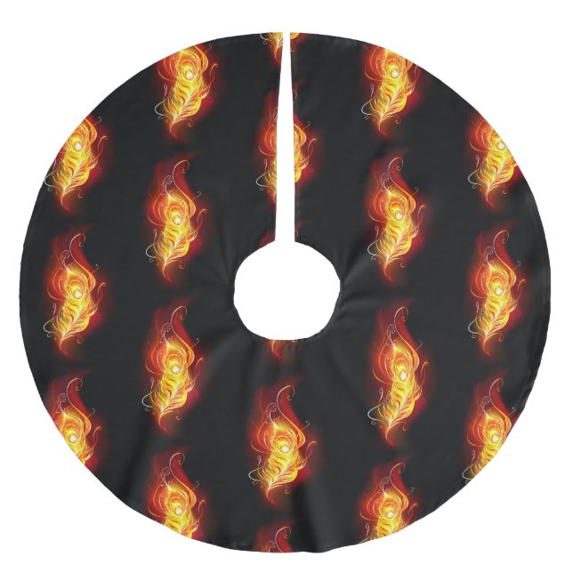 Feather Polyester Weihnachtsbaumdecke (Vorderseite)