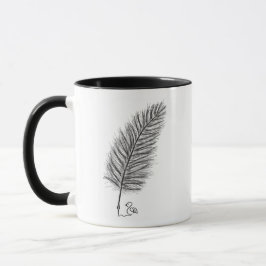 Feather Quill die Stimme der Gedanken und Emotione Tasse