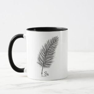Feather Quill die Stimme der Gedanken und Emotione Tasse