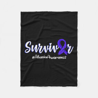 Feather Ribbon Ataxia Sensibilisierung Geschenke Fleecedecke