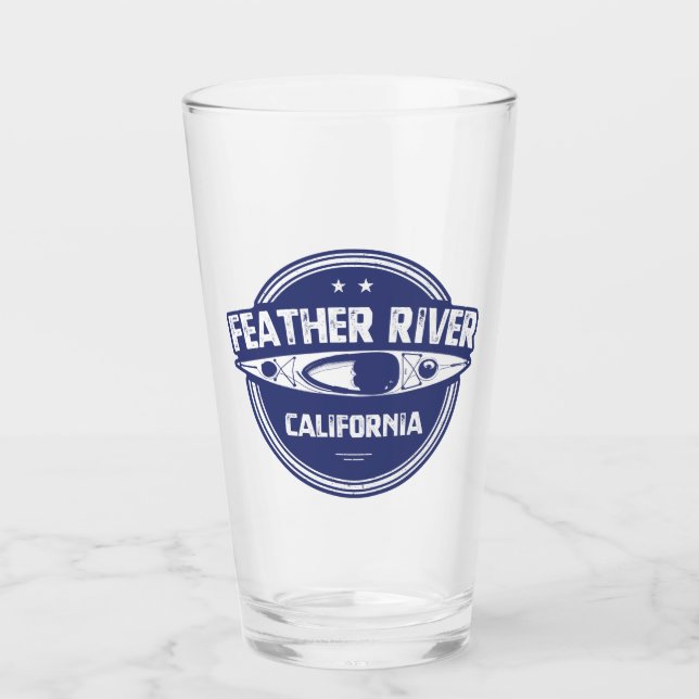 Feather River, Kalifornien Glas (Vorderseite)