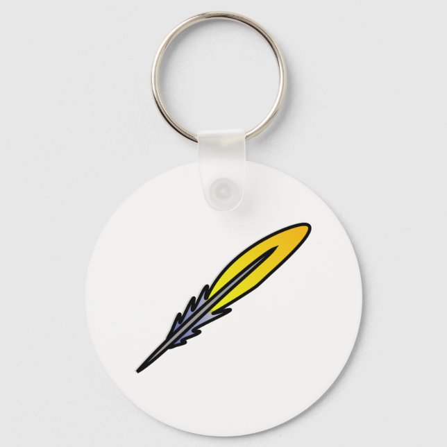 Feather Schlüsselanhänger (Vorderseite)