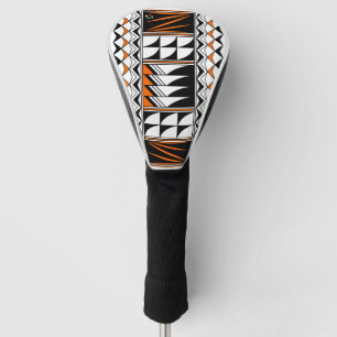 Feather Segen in Orange Golf Head Cover Headcover