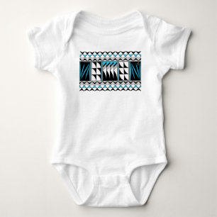 Feather Segen in Türkis Baby Strampler