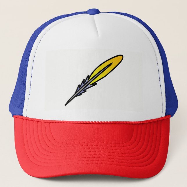 Feather Truckerkappe (Vorderseite)