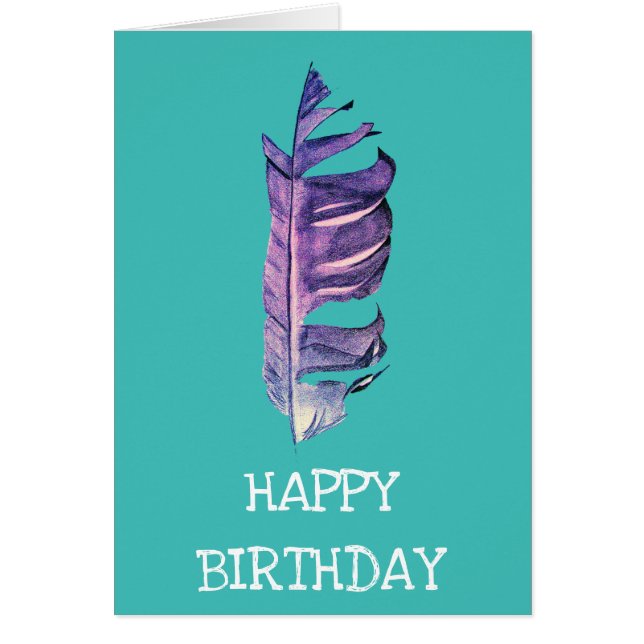 Feather zeichne originelle Kunstillustrierung (Vorne)