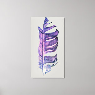 Feather zeichne originelle Kunstillustrierung Leinwanddruck