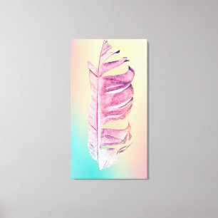 Feather zeichne originelle Kunstillustrierung Leinwanddruck