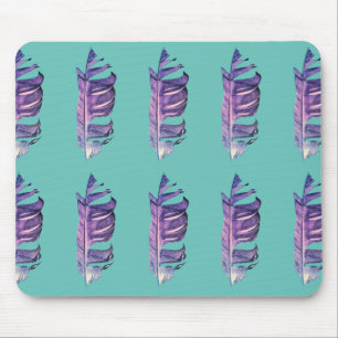 Feather zeichne originelle Kunstillustrierung Mousepad