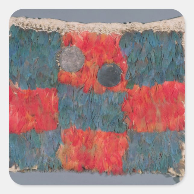 Feathercape Quadratischer Aufkleber (Vorderseite)