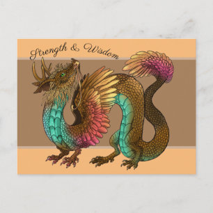 Feathered Dragon Postkarte
