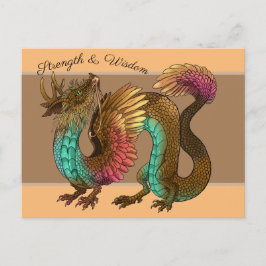 Feathered Dragon Postkarte