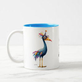 Feathered & Fabulous  Zweifarbige Tasse