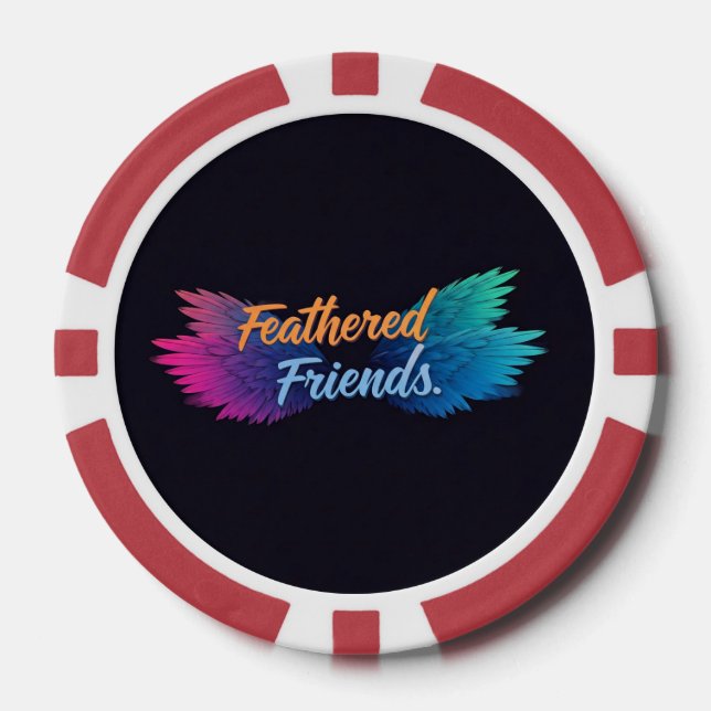 Feathered Friends Pokerchips (Vorderseite)