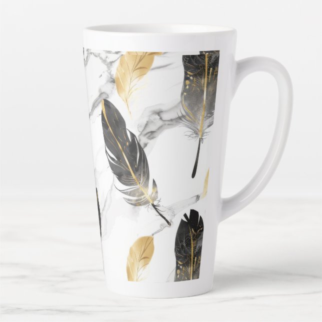 "Feathered Grace Keramik Tasse" Milchtasse (Rechts)