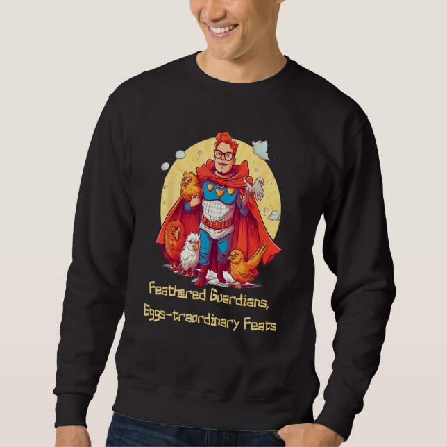 Feathered Heroes Urban Chicken Enthusiast Edition Sweatshirt (Vorderseite)
