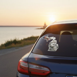 Feathered Michigan Sticker