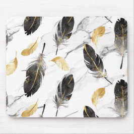 "Feathered Serenity Mouse Pad" Mousepad
