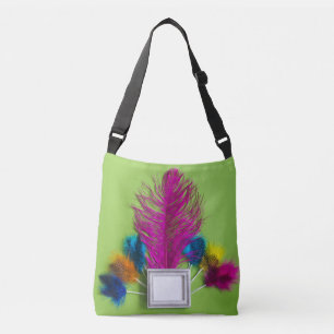 Feathered-Tasche Tragetaschen Mit Langen Trägern