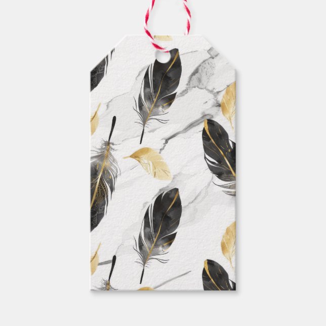 "Feathered Wish Gift Card" Geschenkanhänger (Vorderseite)