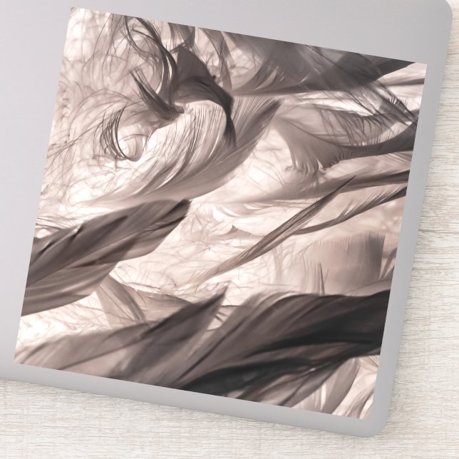 Feathers Aufkleber (Detail)