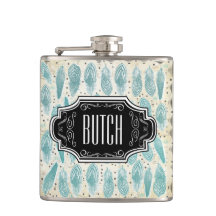 Feathers Black and Tan Hipster Pattern