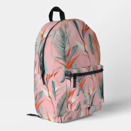 Feathers Design Backpack Bedruckter Rucksack