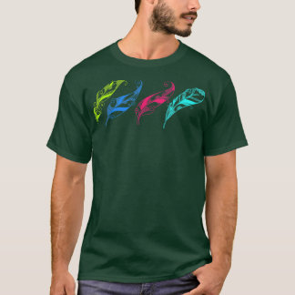 Feathers Dreamcatcher Indische Träume Esoteri T-Shirt