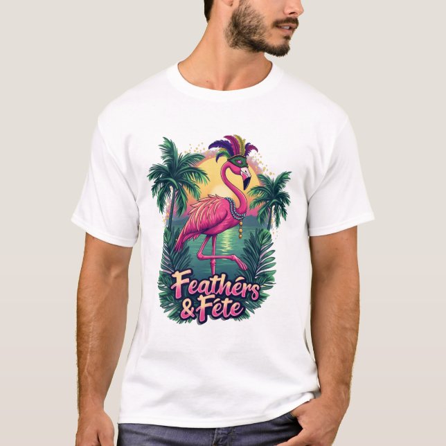 Feathers & Fête T-Shirt (Vorderseite)