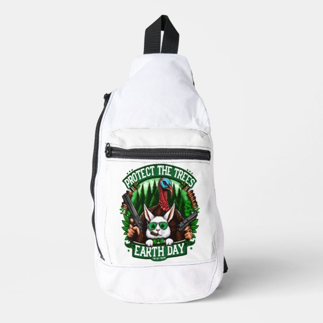 Feathers & Fur: Eine unwahrscheinliche Allianz Crossbody Bag (Vorderseite)