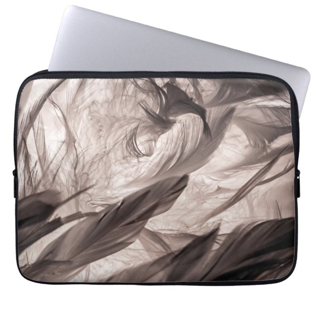 Feathers Laptopschutzhülle (Vorderseite)
