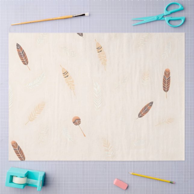 Feathers Luxury Popular Boho Collection Seidenpapier (Basteln)