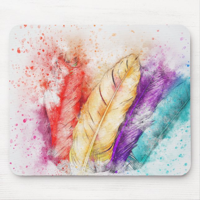 Feathers Mousepad (Vorne)